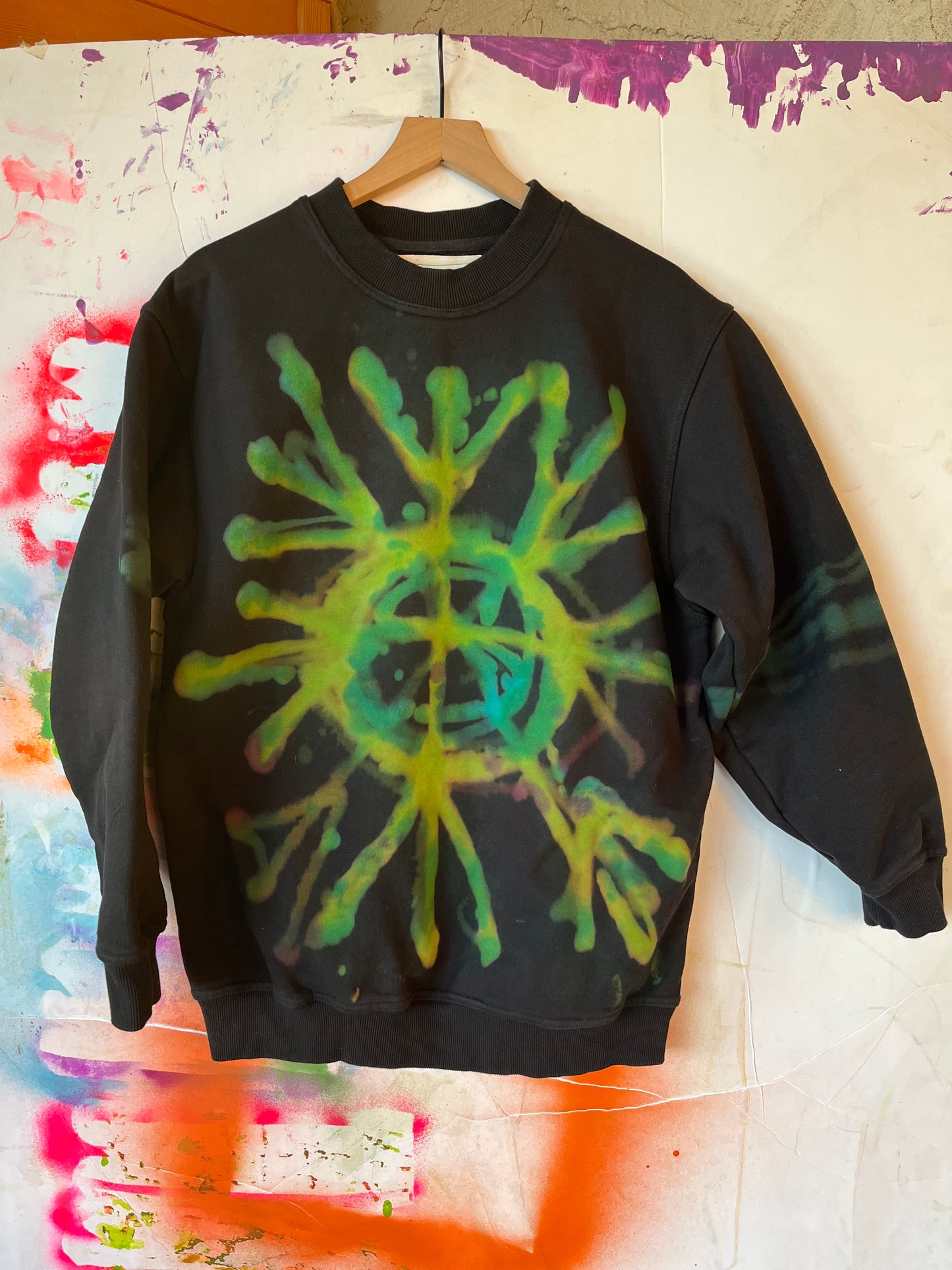 Devi Dasi Helm of Awe / Helm of Terror Crew Neck Sweatshirt