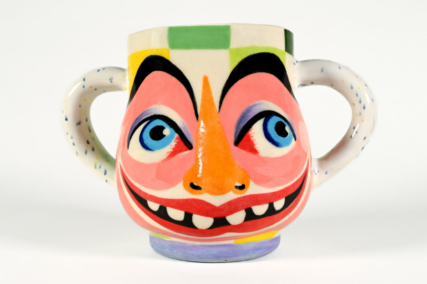 Clown Head Cup by Jennifer Calandra
